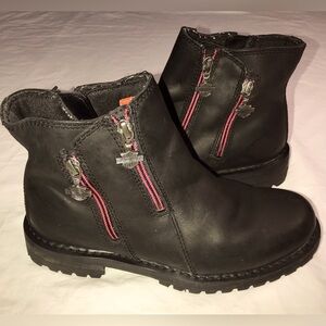 Harley-Davidson Lamson Moto Boots Black Leather